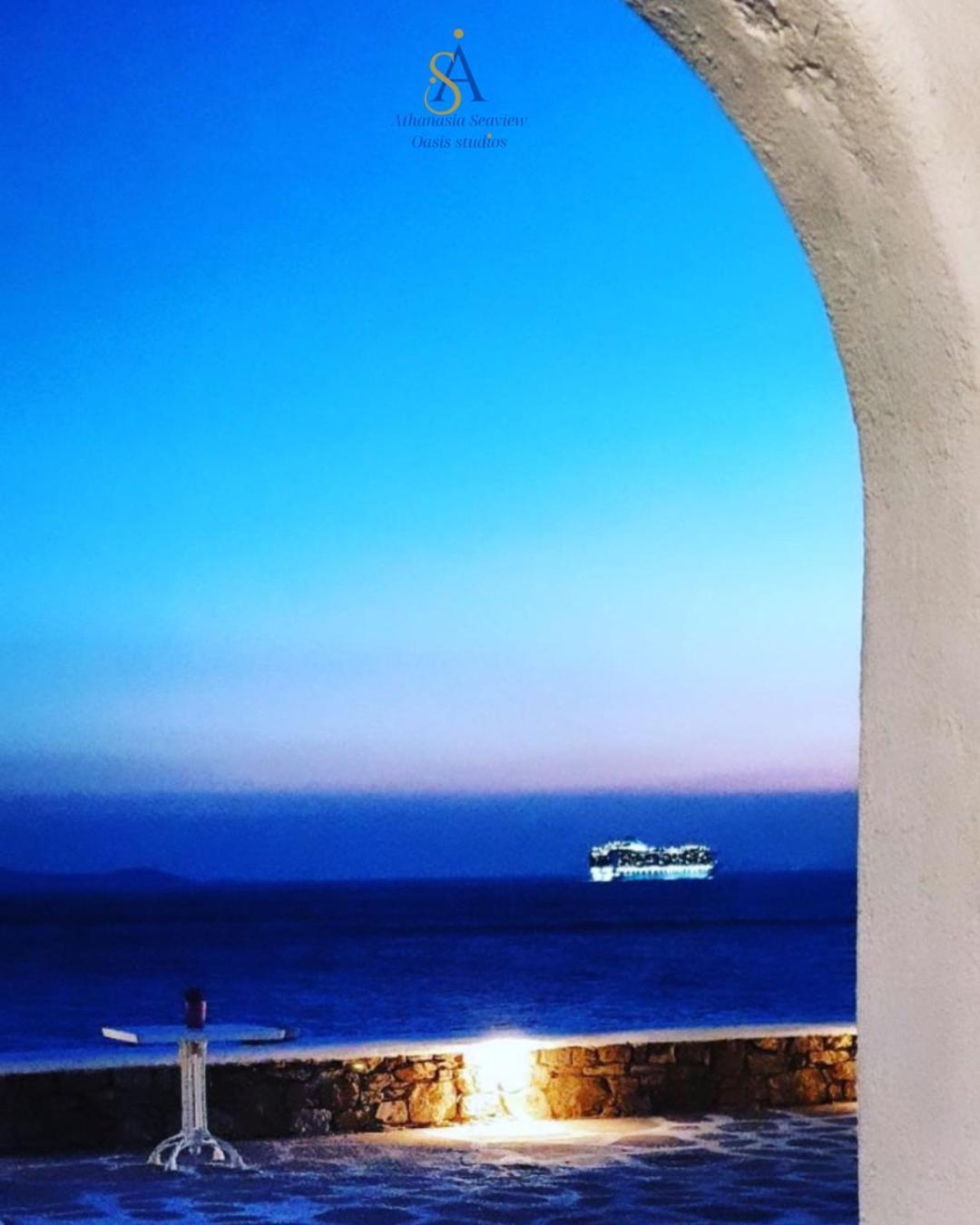 Mykonos Athanasia Seaview Oasis Studios By The Port Houlakia  Dış mekan fotoğraf