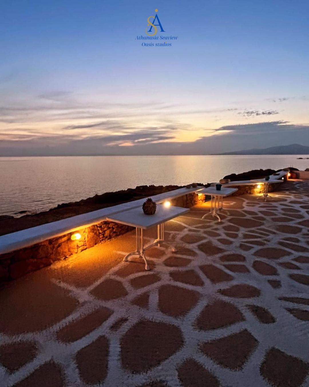 Mykonos Athanasia Seaview Oasis Studios By The Port Houlakia  Dış mekan fotoğraf